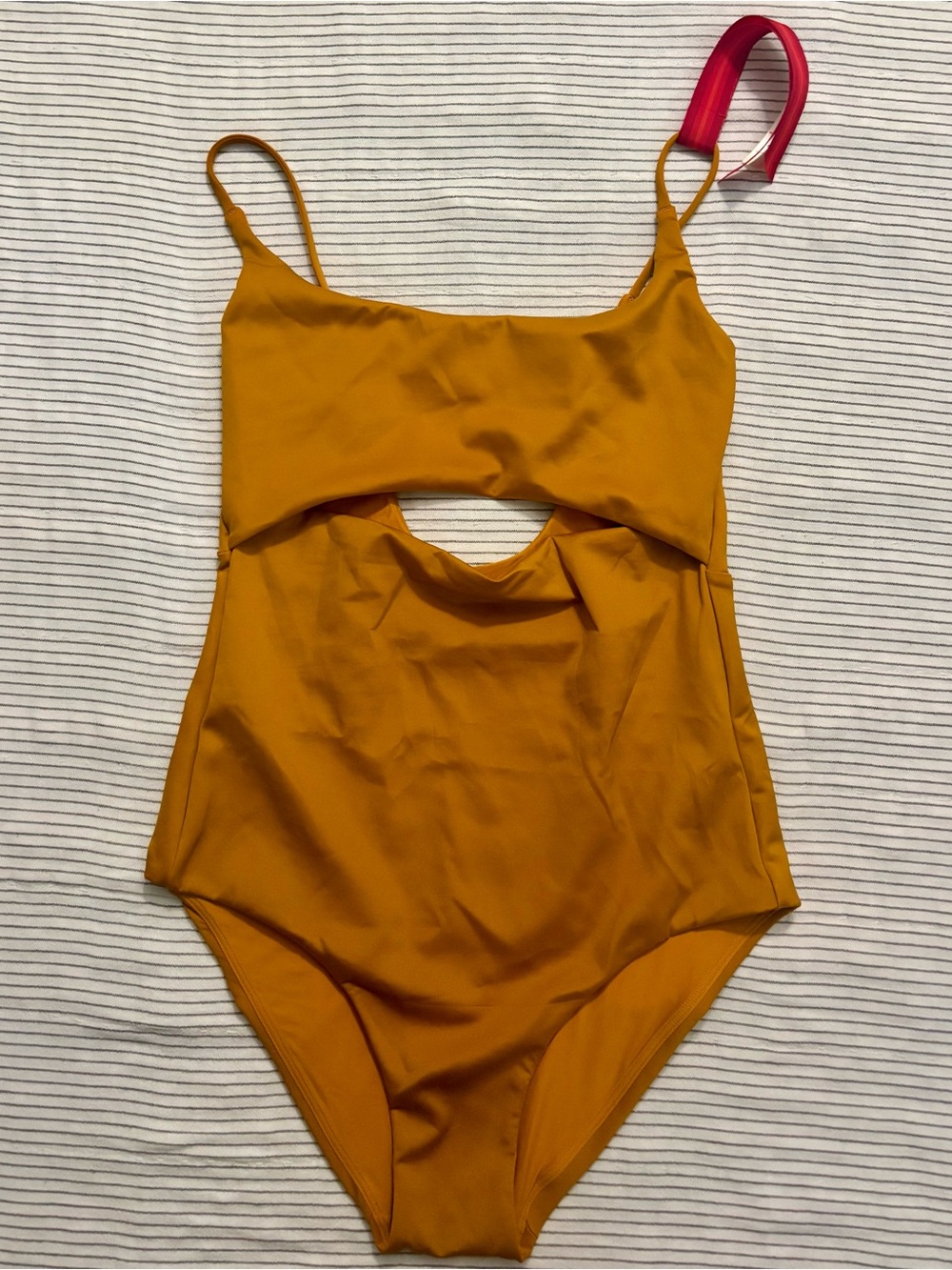 Women’s Gold/Mustard Left on Friday Swim Suit